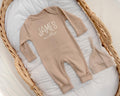 Newborn Baby Boy Coming Home Outfit Embroidered, Newborn Gift for Baby Boy, Baby Boy Romper